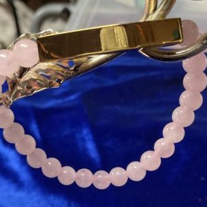 Natural Stone Bracelet Curved 18k PVD Gold Bar